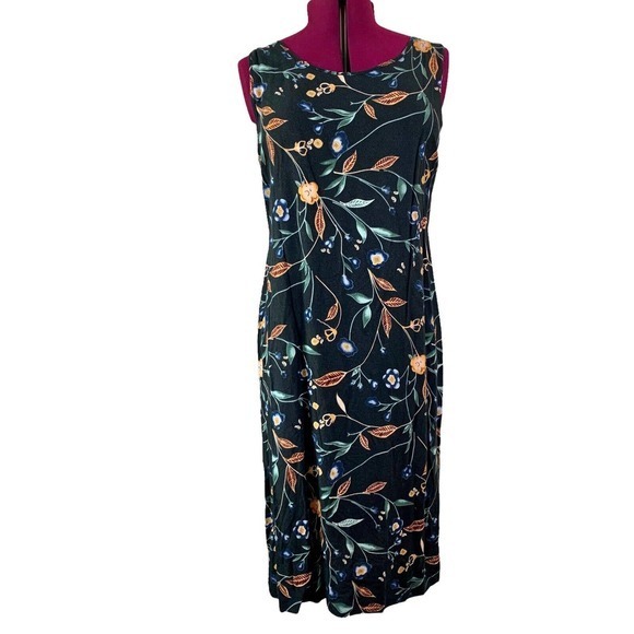 J.A. STUDIO Slip Dress Rayon Lightweight Colorful Size XL - Picture 1 of 7